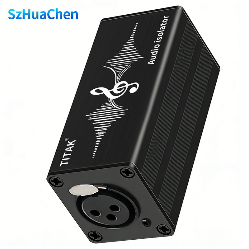 Audio Music Dj - オーディオアイソレーター XLR 6.35mm シングルチャンネル オーディオアイソレーショントランスフォーマー ノイズ抑制装置。DJ、カラオケ、ステージ、ライブ音楽に最適。