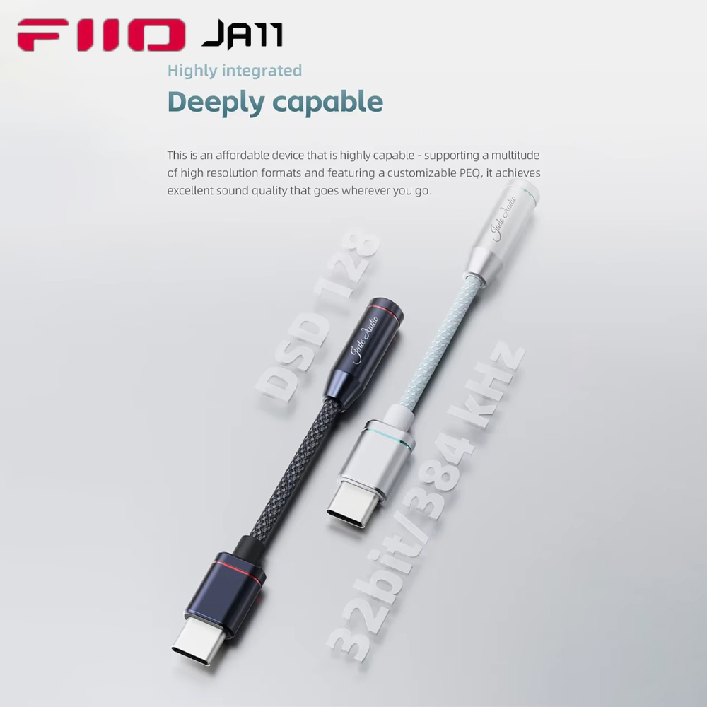 Headphone Amplifier Dac - FiiO JadeAudio JA11 ポータブルDACヘッドホンアンプ。USB Type-C -