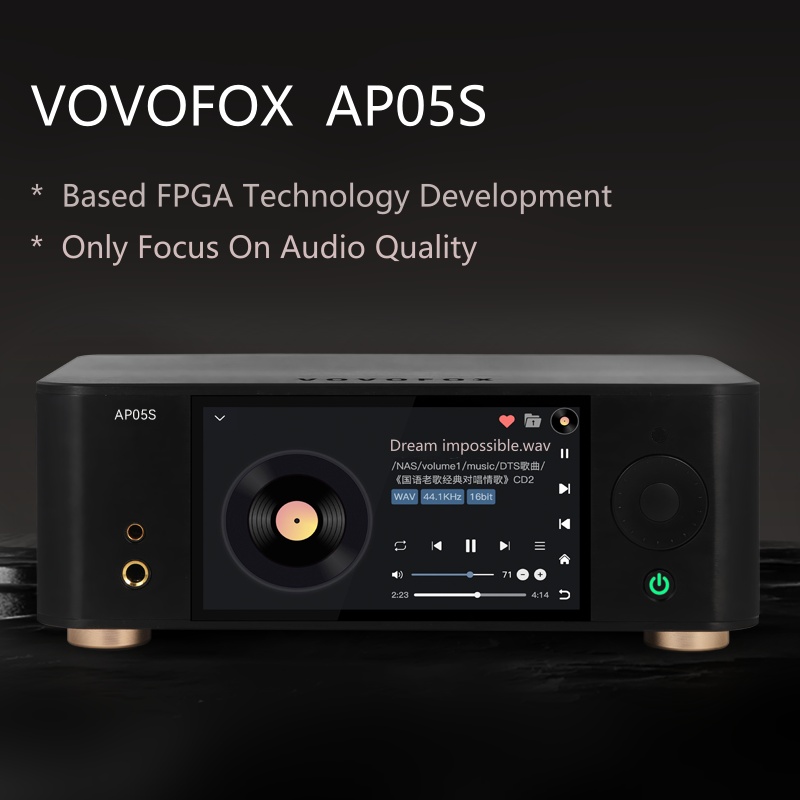 VOVOFOX-HiFi AP05S ロスレス音楽プレーヤー - Audio Without Music のレビューと価格
